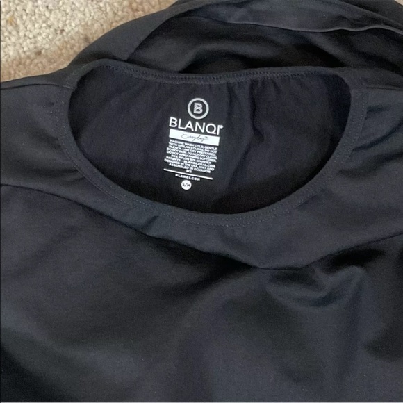 NWT Blanqi Maternity Black Ruched Fitted Dress (S/M) - Picture 5 of 5